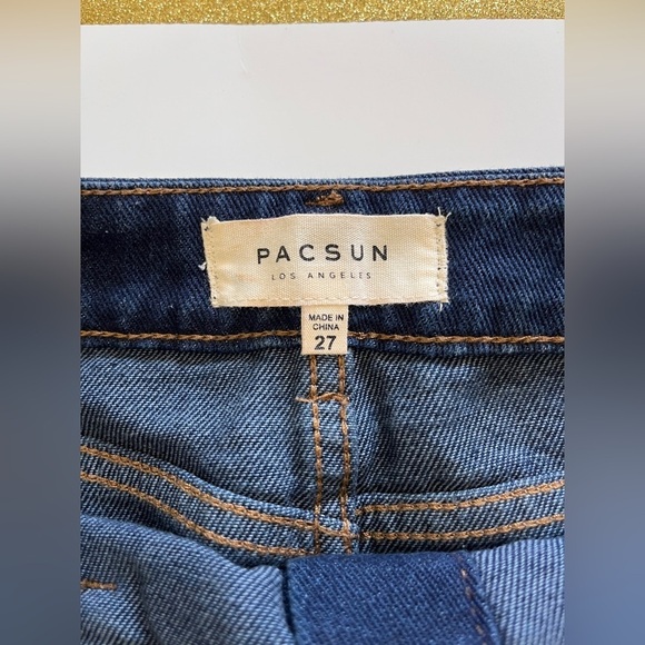 Pacsun Denim Button Up Skirt sz 27 - Picture 5 of 6
